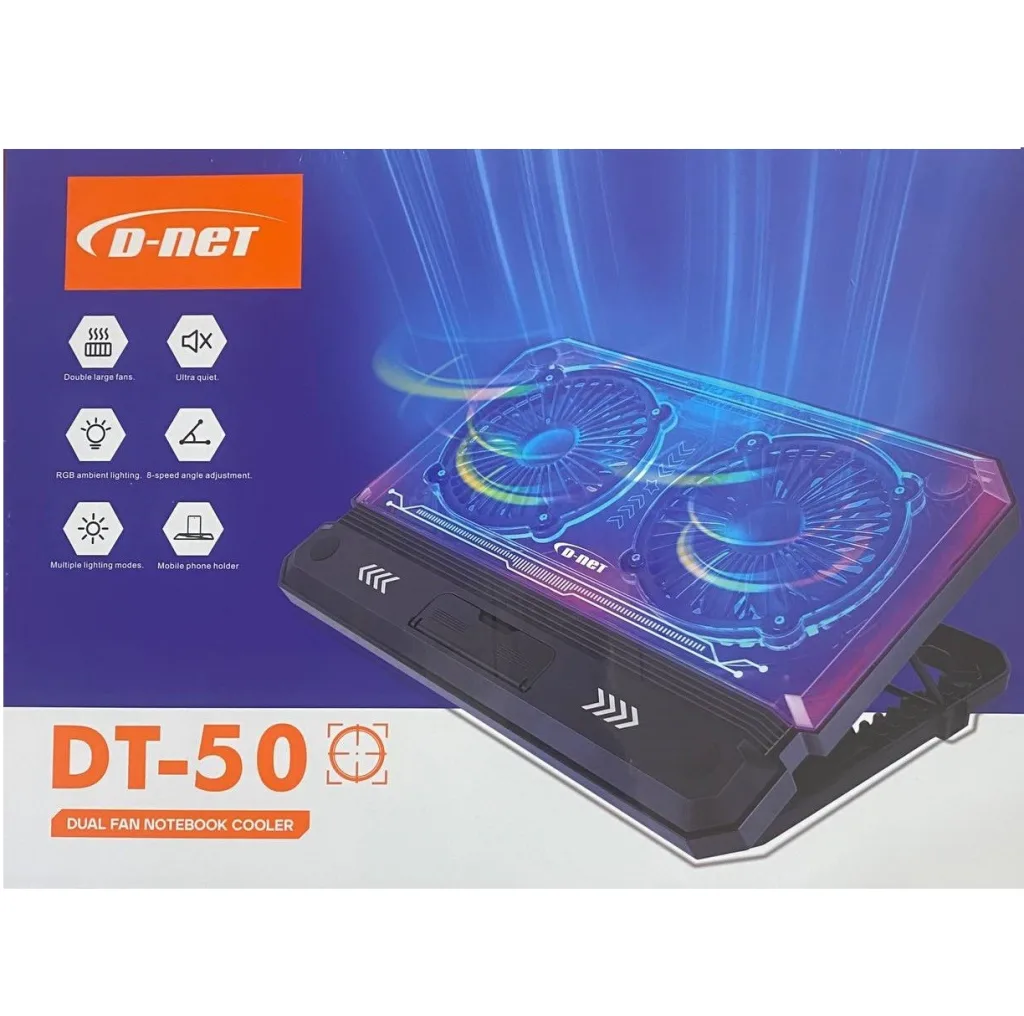 پایه خنک کننده لپ تاپ دی نت مدل dt-50