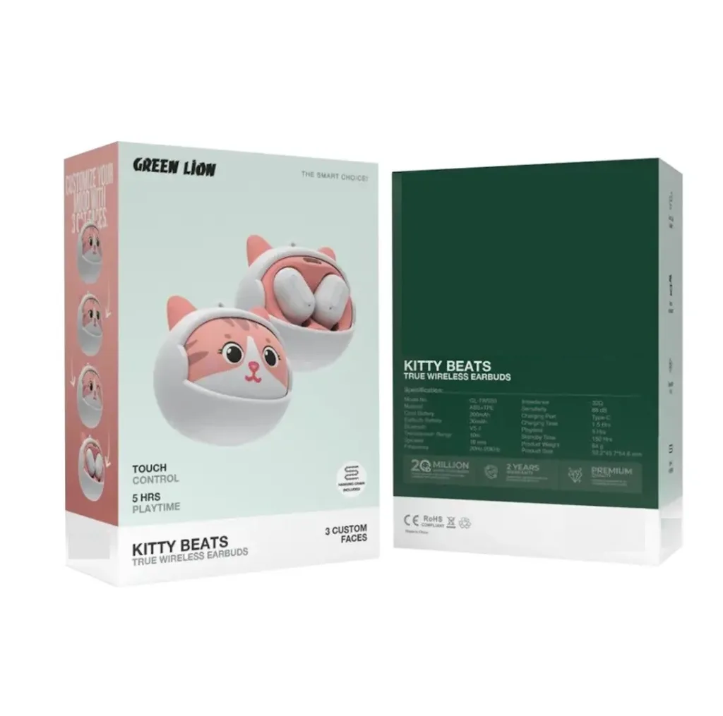 هدفون بی سیم گرین لاین مدل AHO KITTY BEATS