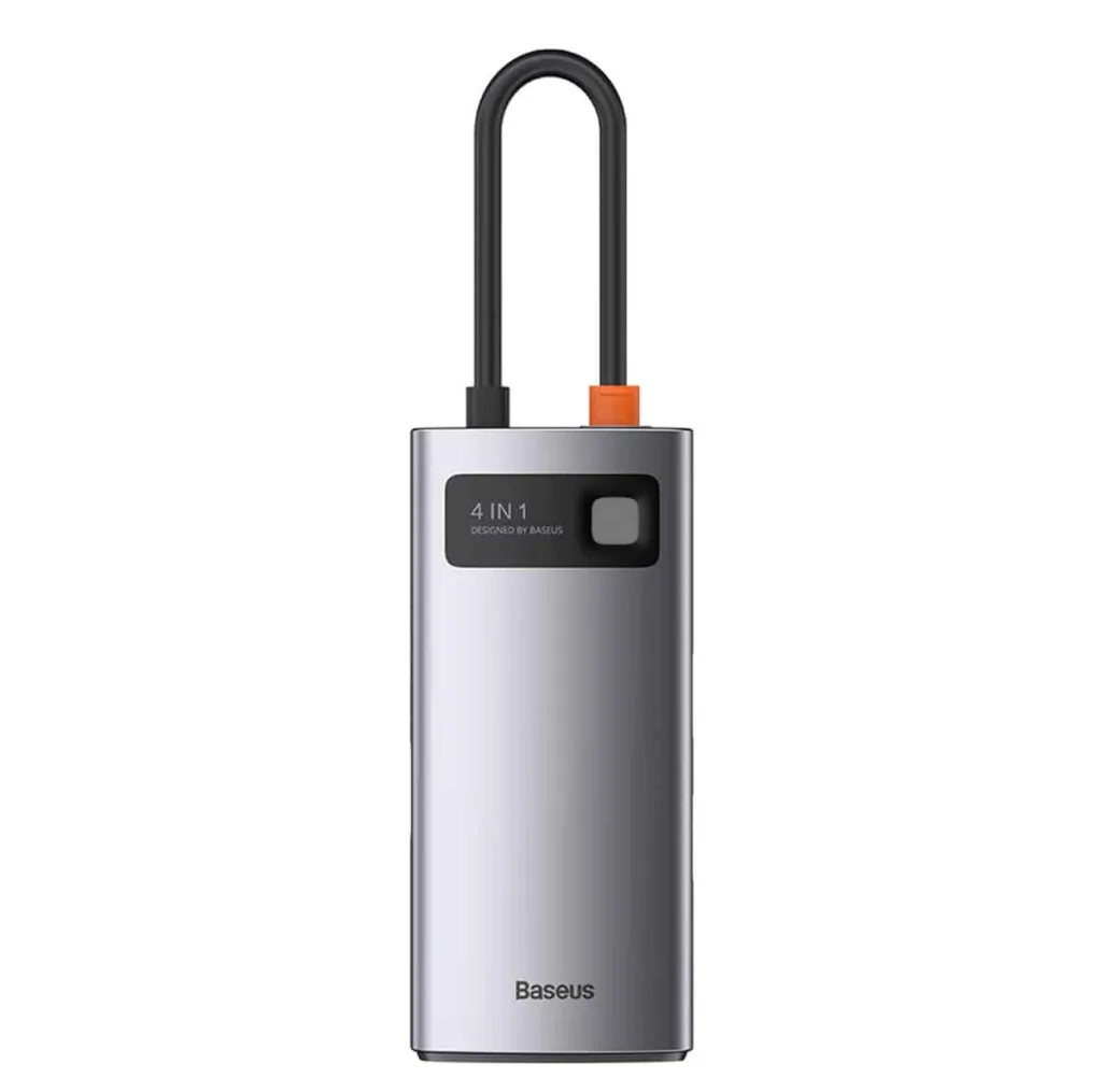 هاب 4 پورت USB-C باسئوس  مدل Metal  Gleam series CAHUB-CY0G