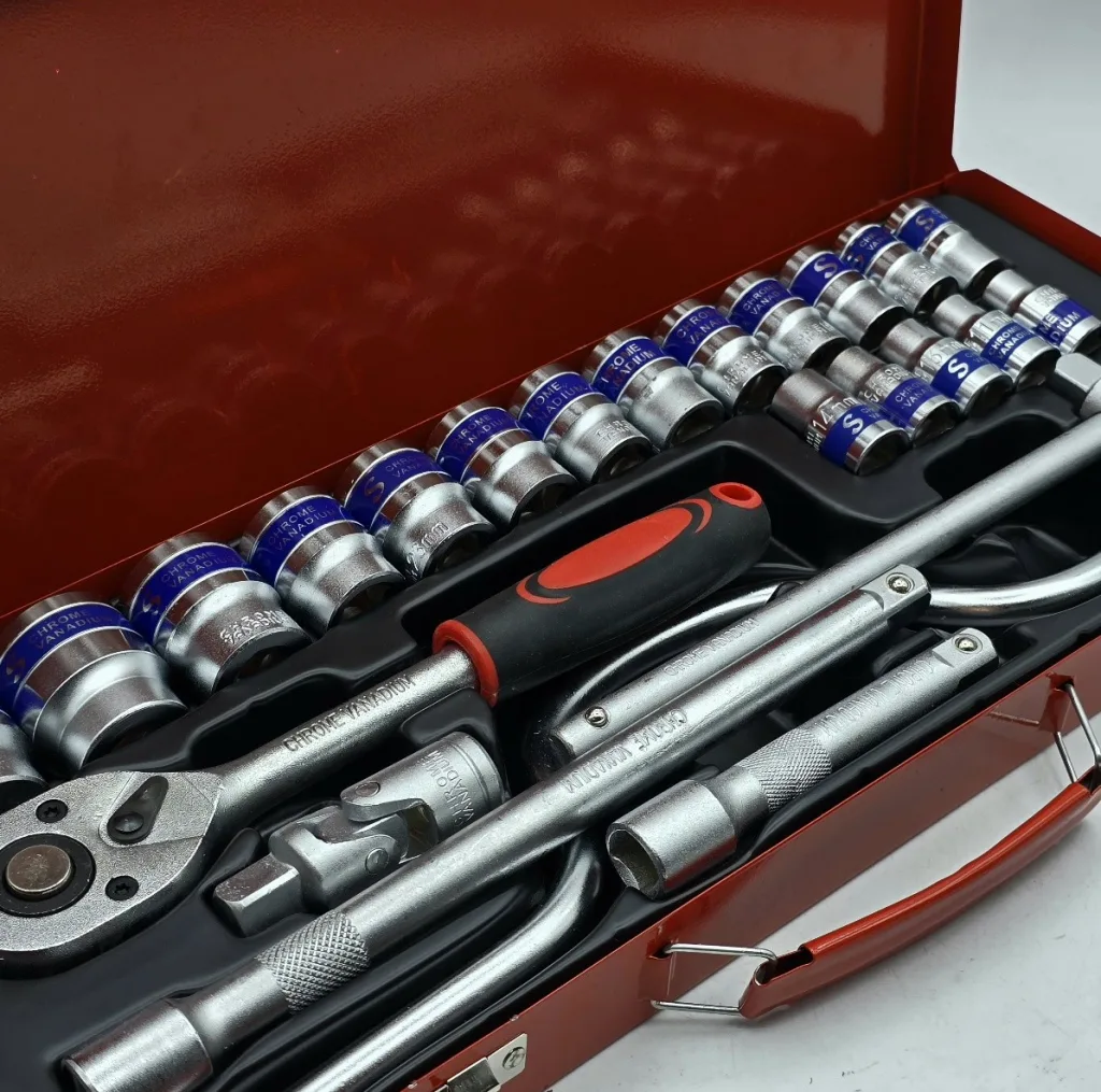 جعبه آچار بکس جنترد مدل 24PCS-SOCKET SET سایز 8، 32 میلی متر مجموعه 24 عددی
