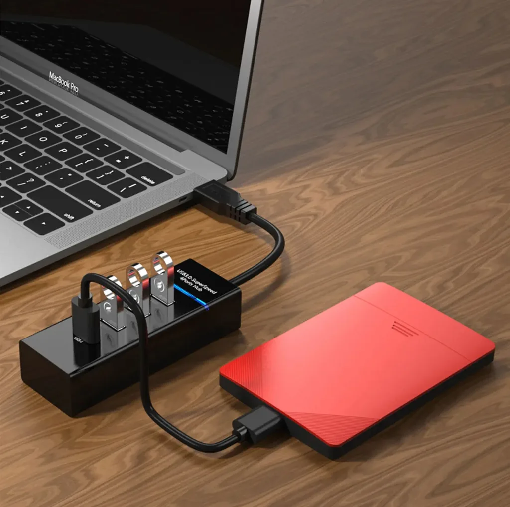 هاب 4 پورت USB 3.0 شارک مدل HIGH SPEED
