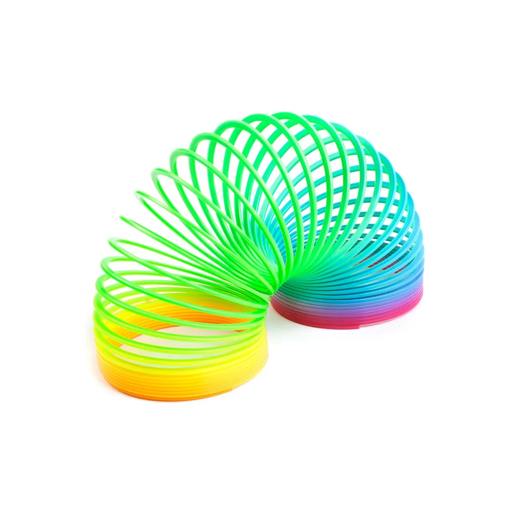 فنر بازی جادویی مدل rainbow slinky