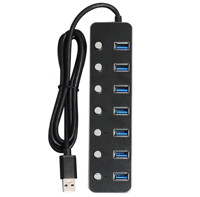 هاب 7 پورت USB 3.0 کی نت مدل H10PRO