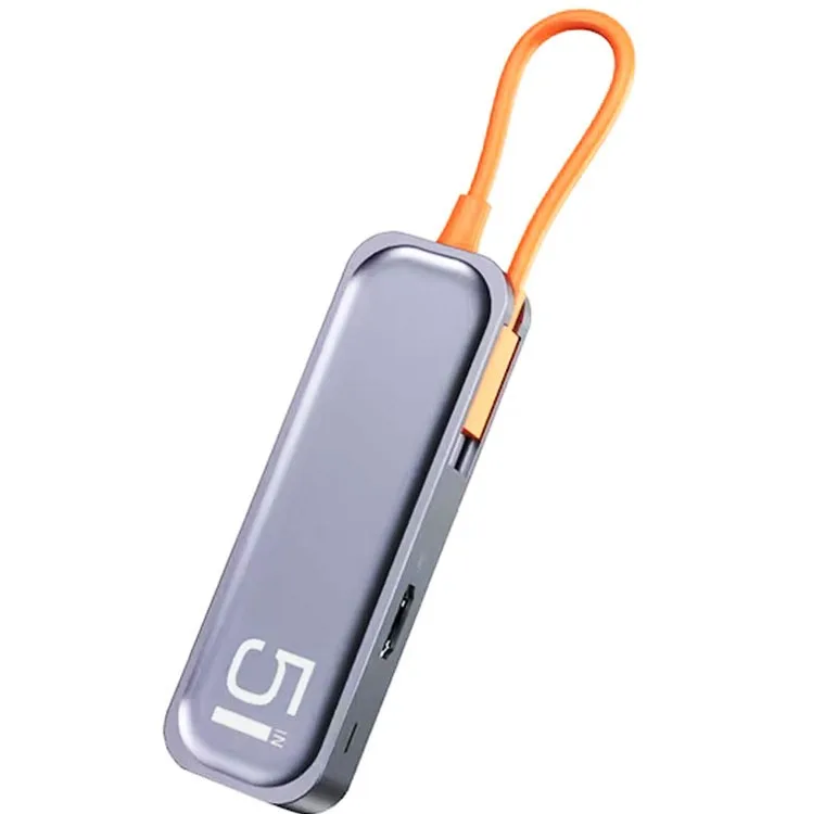 هاب 5 پورت USB-C راک مدل RCB-0811