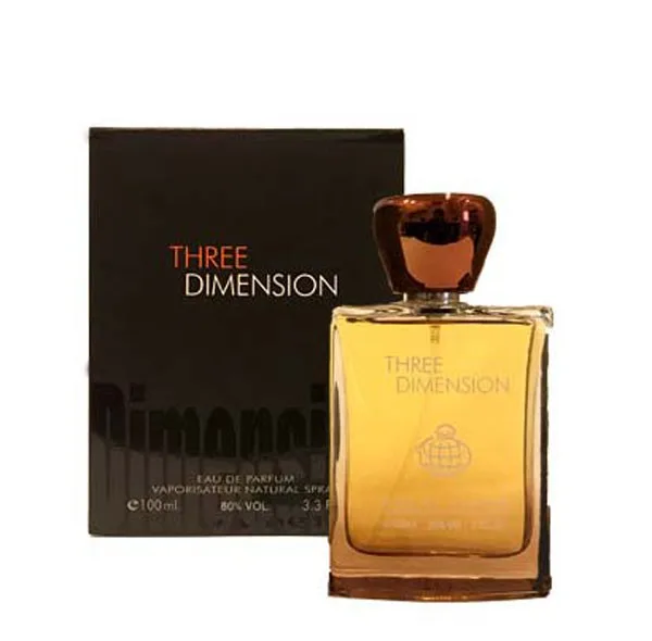 ادو پرفیوم مردانه فراگرنس ورد مدل Three Dimension حجم 100 میلی لیتر