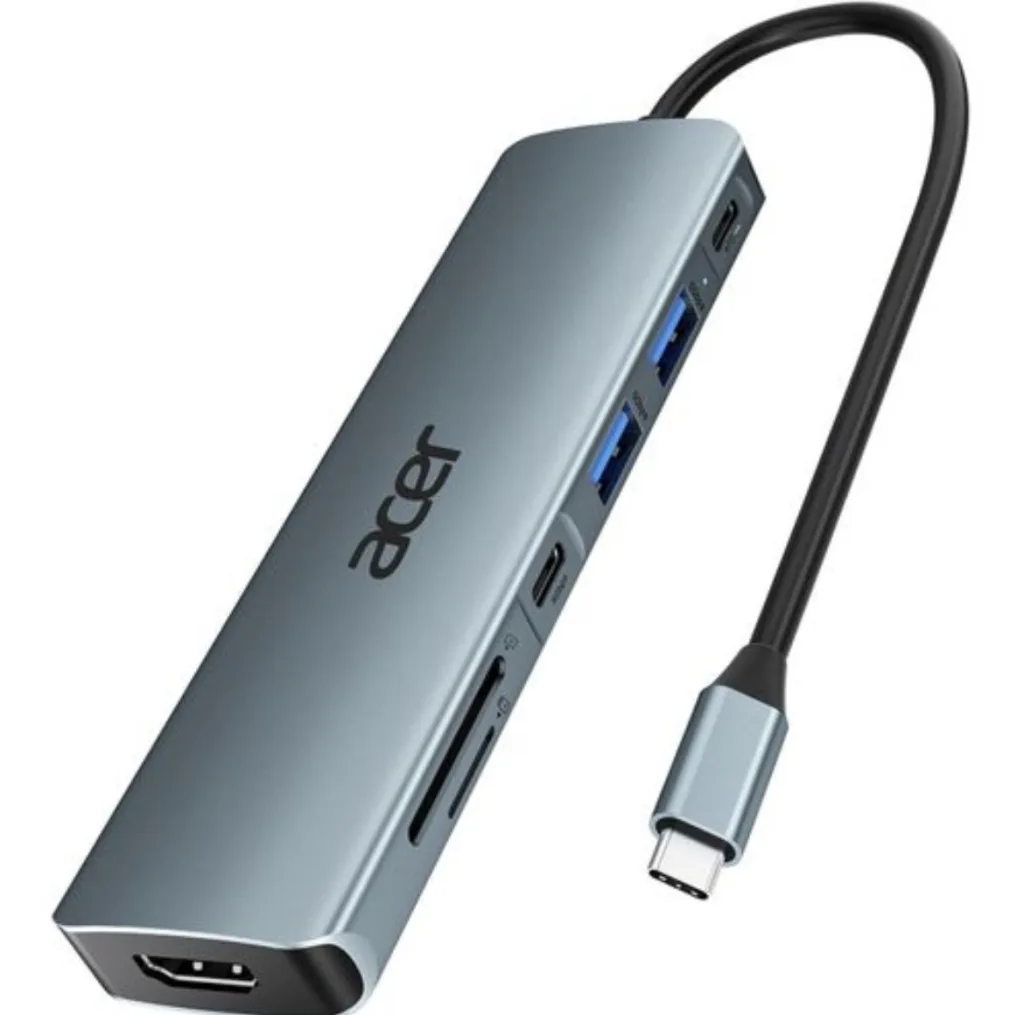هاب 7 پورت USB-C ایسر مدل ODK360