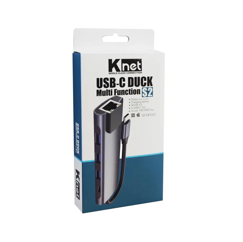 هاب 5 پورت USB-C کی نت مدل s2