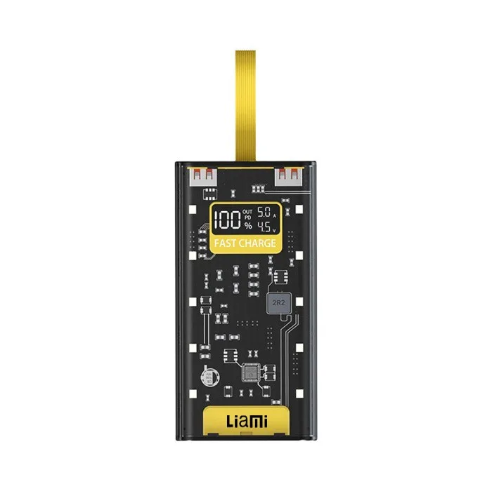پاور بانک لیامی مدل LM-7011-22.5w ظرفیت 10000 میلی آمپر ساعت