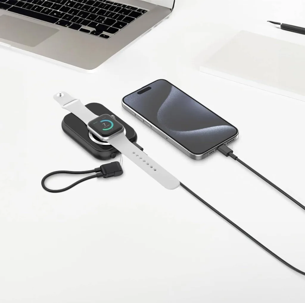 پاوربانک گرین لاین مدل 3IN1 MAGSAFE PD 20W ظرفیت 10000میلی آمپر ساعت