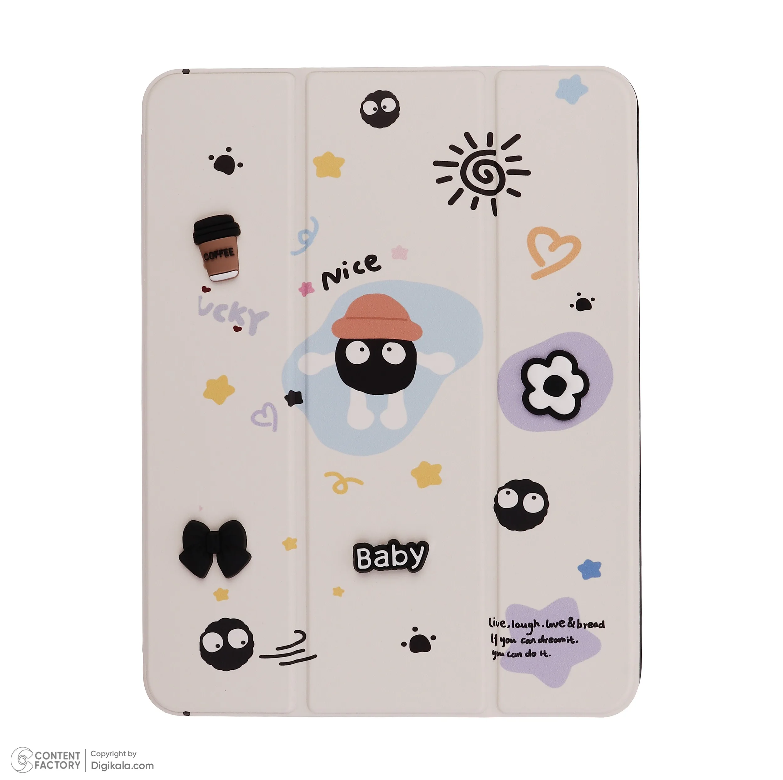 کیف کلاسوری دی کیس مدل Baby مناسب برای تبلت اپل iPad 2022 10th Generation-10.9 inch /iPad 11 2025-11 Inch