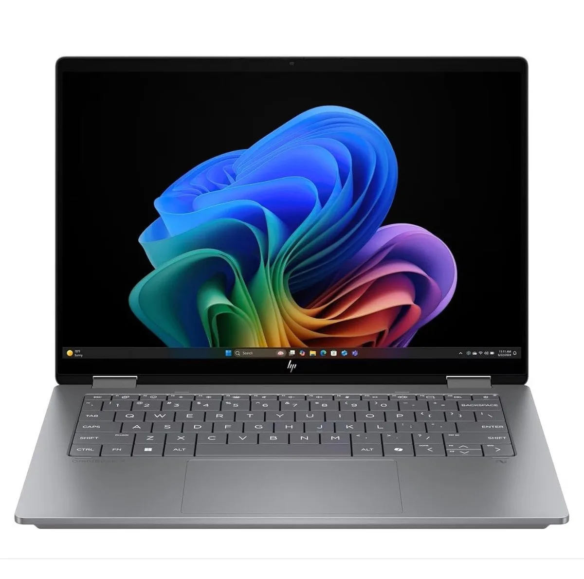 لپ تاپ 14 اینچی اچ‌ پی مدل OmniBook X Flip 14-fm0013dx-Core Ultra 5 226V-16GB LPDDR5X 8533MHz-512GB SSD-Touch-Backlit-W