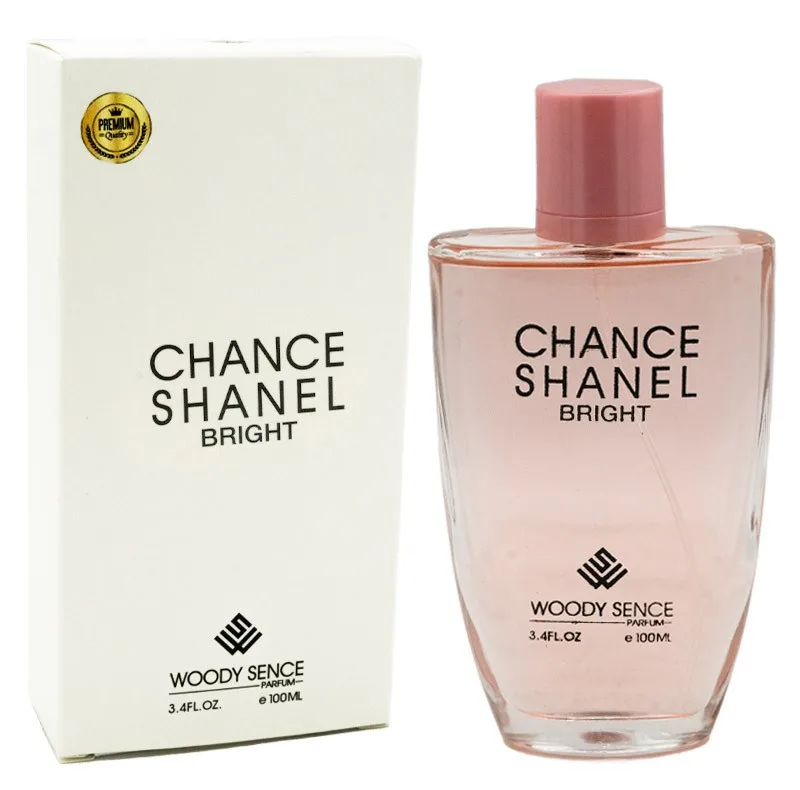 ادوپرفیوم زنانه وودی سنس برایت مدل چنس شنل CHNCE SHANEL  با رایحه تند حجم 100 میلی لیتر