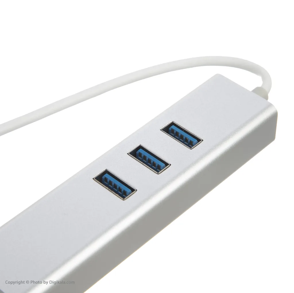 هاب 3 پورت USB-C مدل Y10-LAN 1000-U3