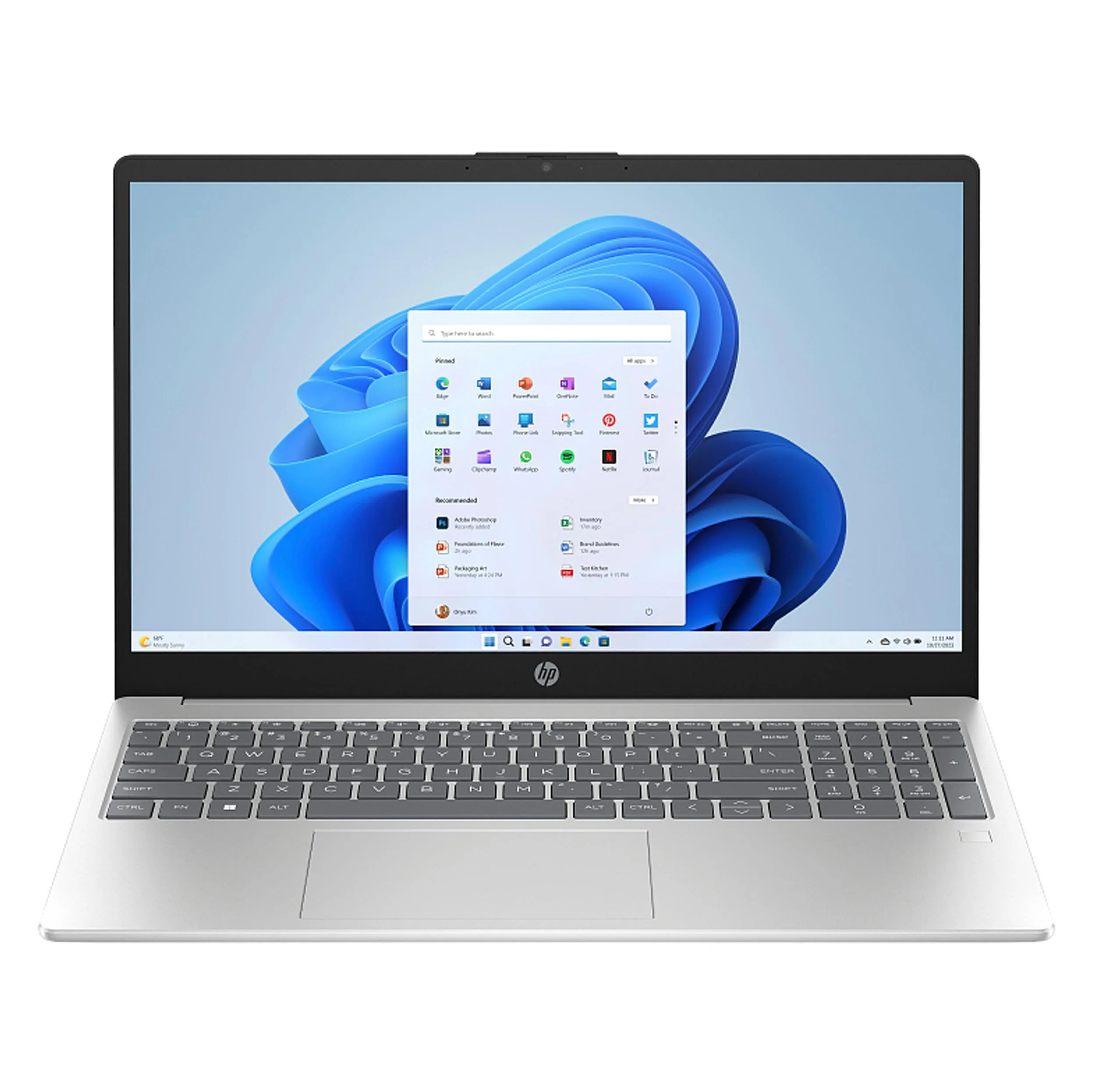 لپ تاپ 15.6 اینچی اچ‌ پی مدل fd0133wm-15-i3 N305-16GB DDR4-1TB SSD-IPS-Fingerprint-W - کاستوم شده