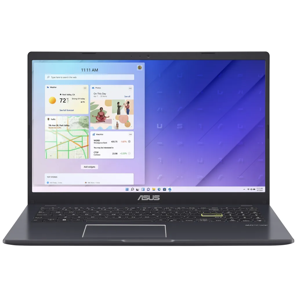 لپ تاپ 15.6 اینچی ایسوس مدل Vivobook E510KAB-BR1048US-Celeron N4500-8GB DDR4-1TB SSD-TN HD - کاستوم شده