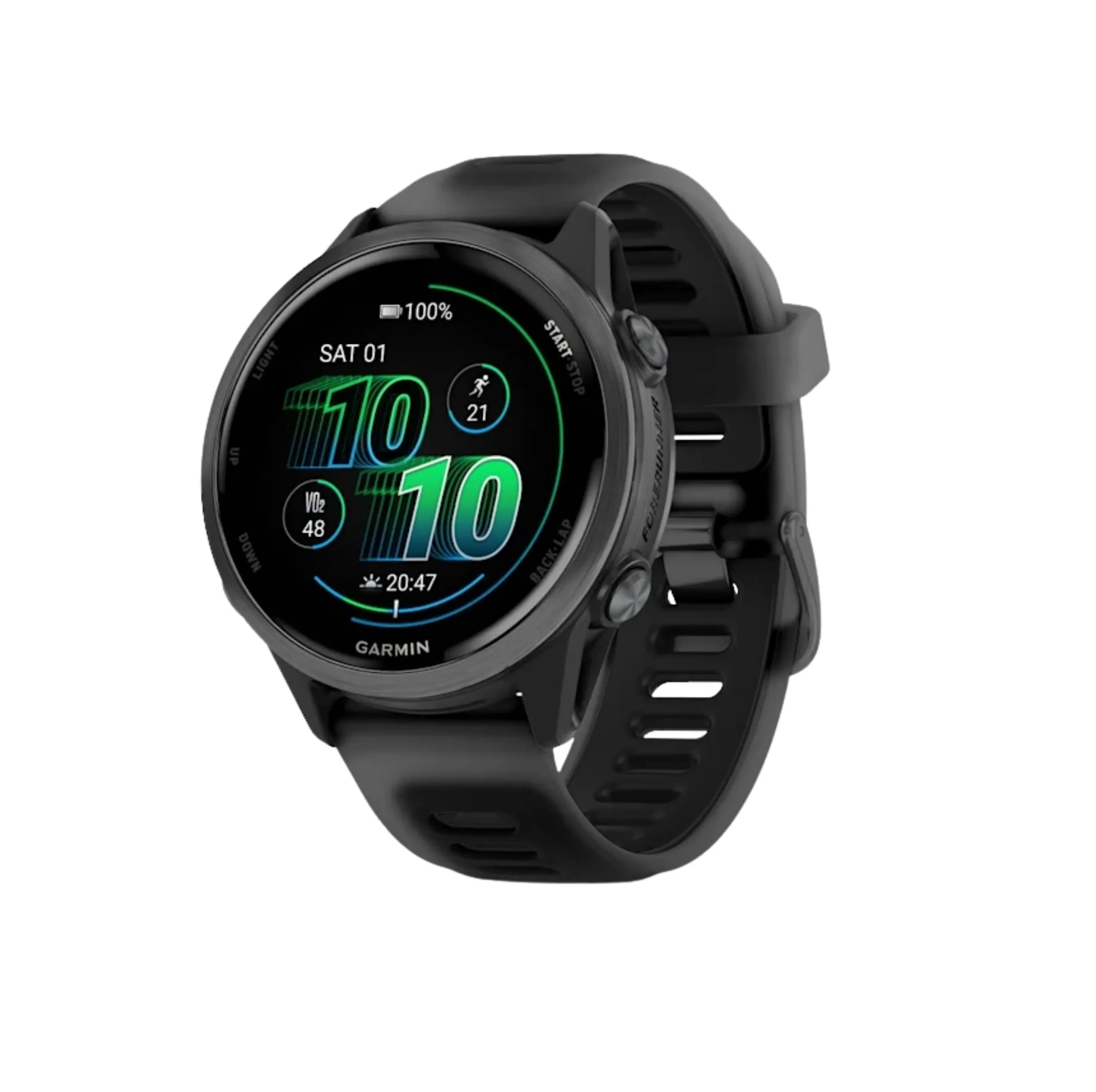 ساعت هوشمند 42 میلی‌متری گارمین مدل Forerunner 570 با بند سیلیکونی
