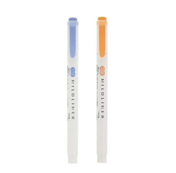 ماژیک علامت گذار زبرا مدل MILDLINER کد 491799 بسته 2 عددی