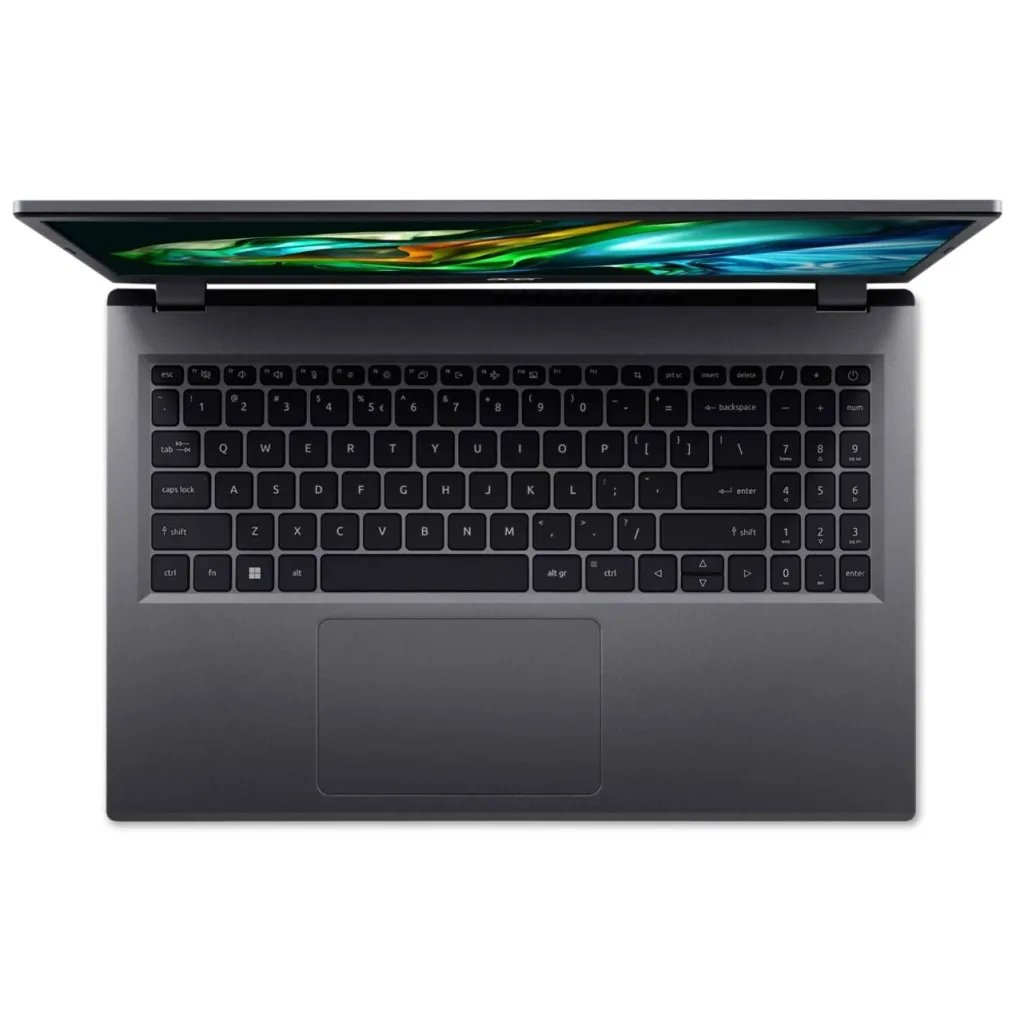 لپ تاپ 15.6 اینچی ایسر مدل Aspire 5 A515-58PT-59VW-i5 13420H-8GB LPDDR5 4800MHz-512GB SSD-Touch-W