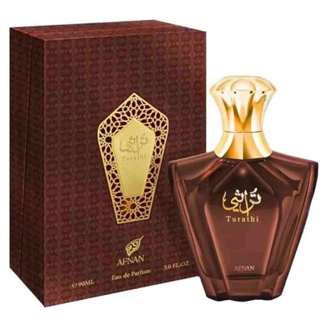 ادو پرفیوم مردانه افنان مدل تراثی با رایحه گرم  حجم 90 میلی لیتر