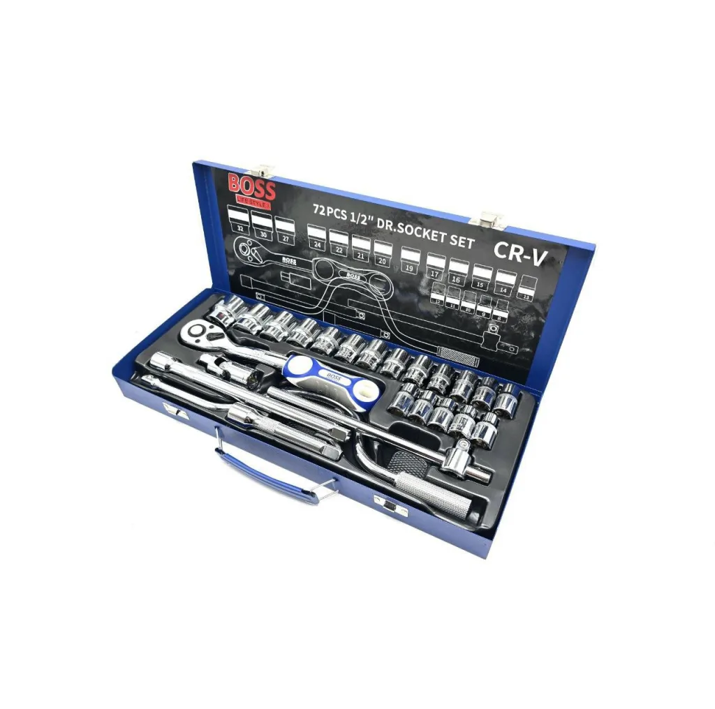 آچار بکس باس مدل BS-24pcsP مجموعه 24 عددی