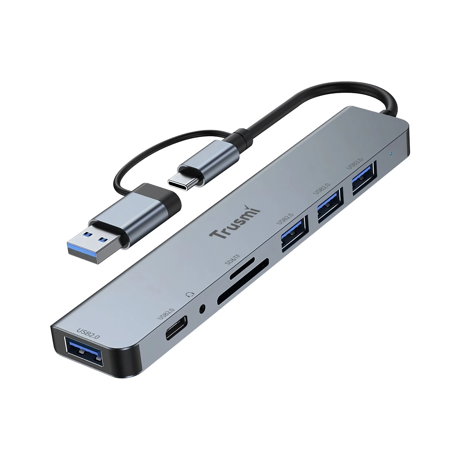 هاب 8 پورت USB-C تراسمی مدلDS01-01