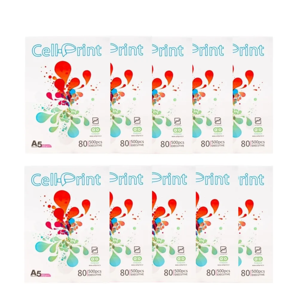 کاغذ A5 سل پرینت کد 03 بسته 5000 عددی