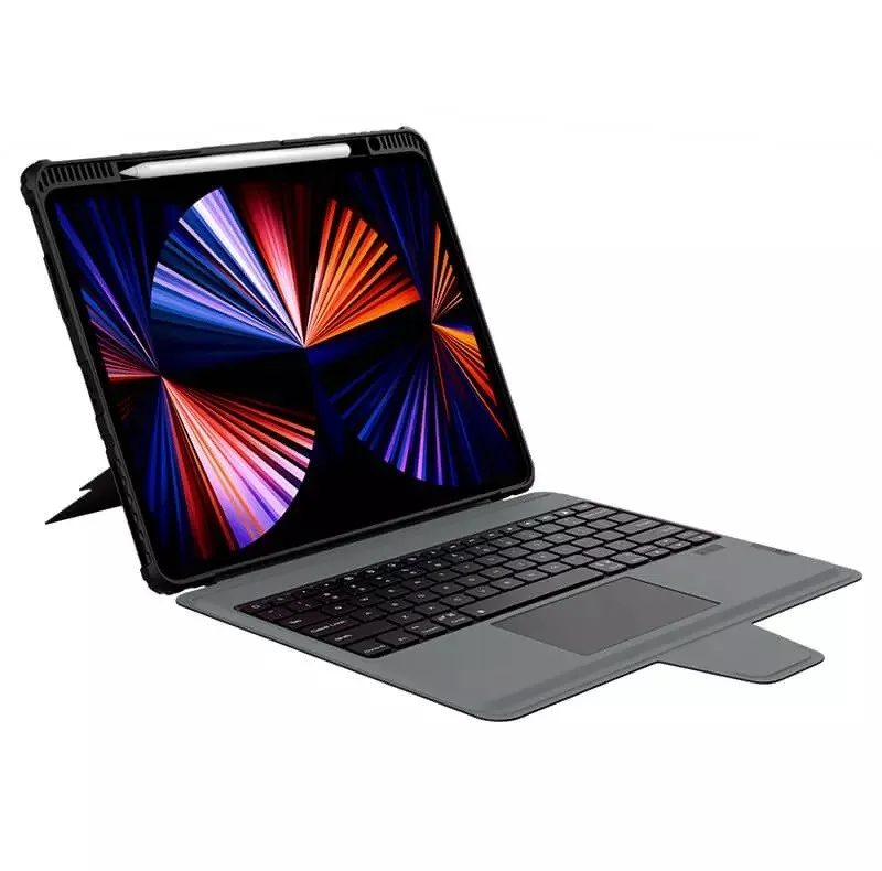 کیف کلاسوری کیبورد دار نیلکین مدل Bumper Combo مناسب برای تبلت اپل iPad Pro 12.9 2022/ iPad Pro 12.9 2021/ iPad Pro 12.9 2020