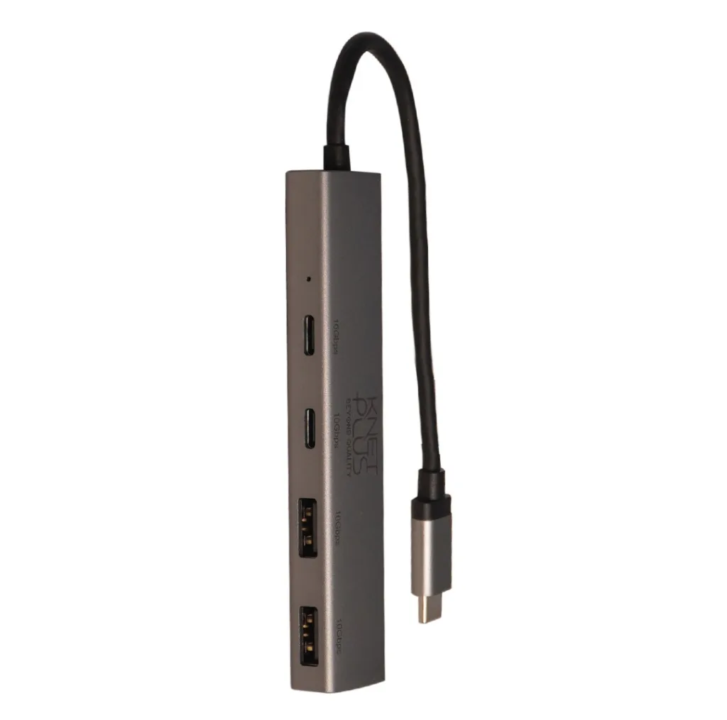 هاب 4 پورت USB-C کی نت پلاس مدل KP-HC34