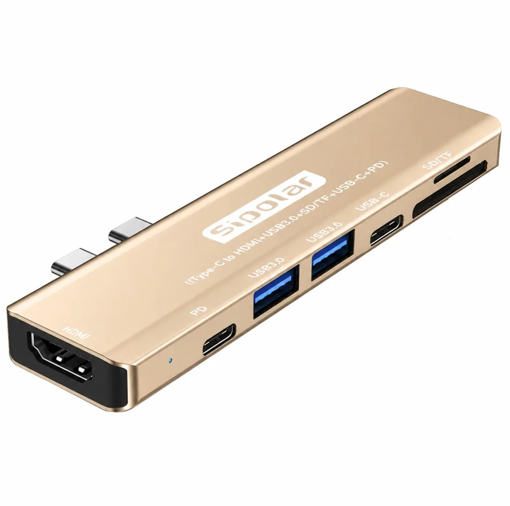 هاب 7 پورت USB-C سیپولار مدل 2Type-C in Mac-HDMI