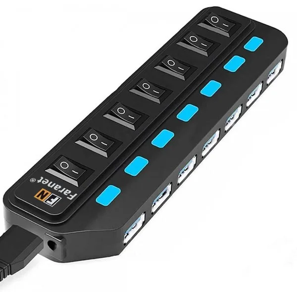 هاب USB 3.0 هفت پورت فرانت مدل FN-U3H701S
