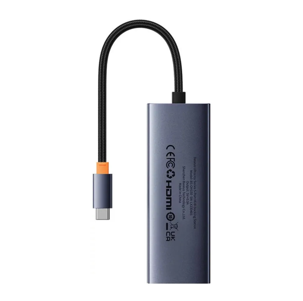 هاب 5 پورت USB-C باسئوس مدل BS-OH150