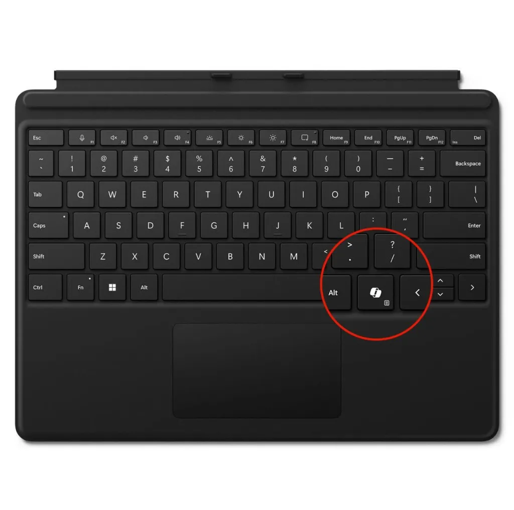 کیبورد تبلت مایکروسافت مدل Type Cover Copilot