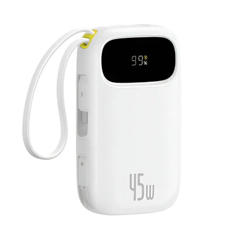 پاوربانک 45 وات بیسوس مدل EnerFill FC31 PPQD3‑1040 ظرفیت 10000 میلی‌آمپرساعت