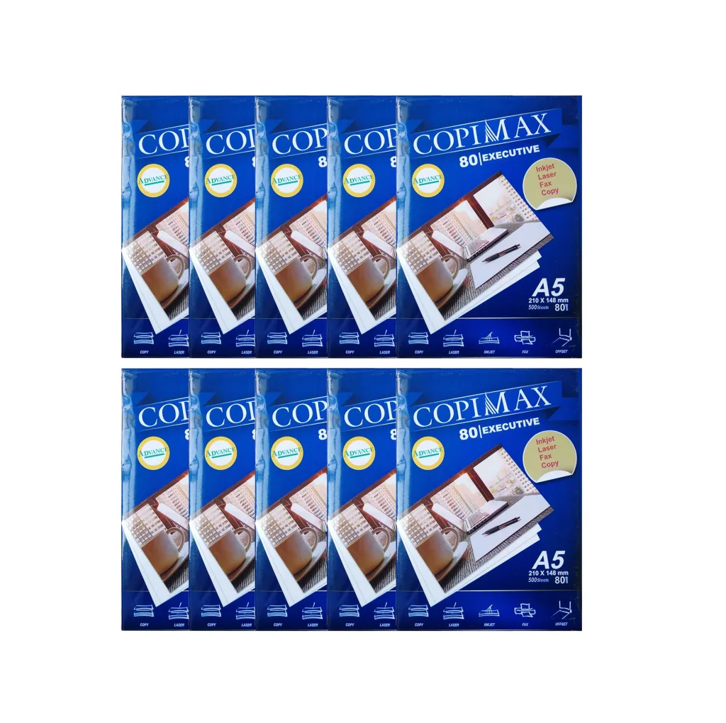 کاغذ A5 کپی مکس کد 9910 بسته 5000 عددی