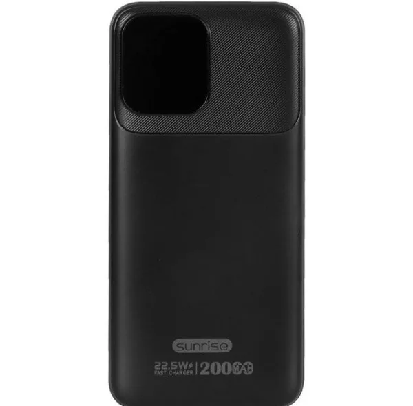 پاور بانک سانرایز مدل P21  ظرفیت 20000 میلی آمپر ساعت