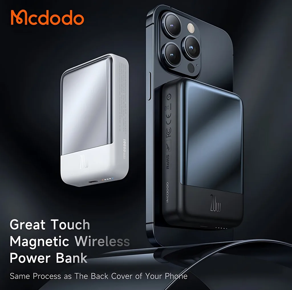 پاوربانک مک دودو مدل MC-4261 20W ظرفیت 10000 میلی آمپرساعت