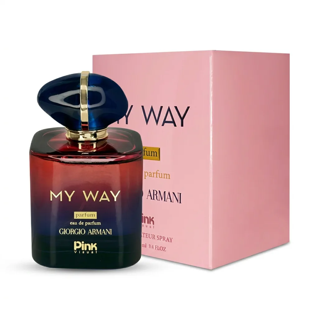ادوپرفیوم زنانه پینک ویژوآل مدل My Way با رایحه معتدل حجم 100 میلی‌لیتر