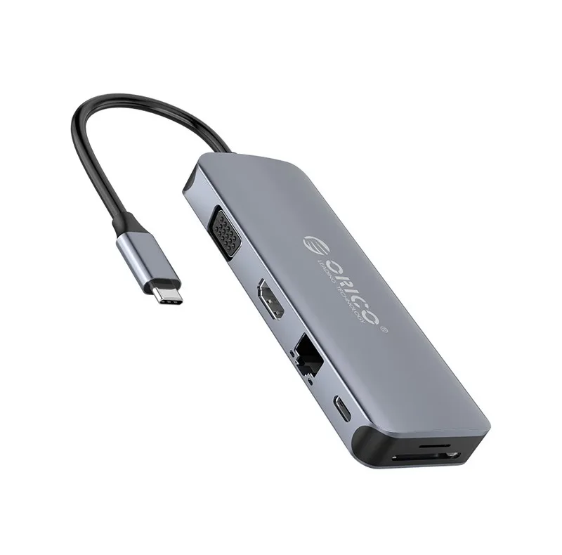 هاب داک استیشن 11 پورت اوریکو مدل MC-U111P-V1-GY-BP