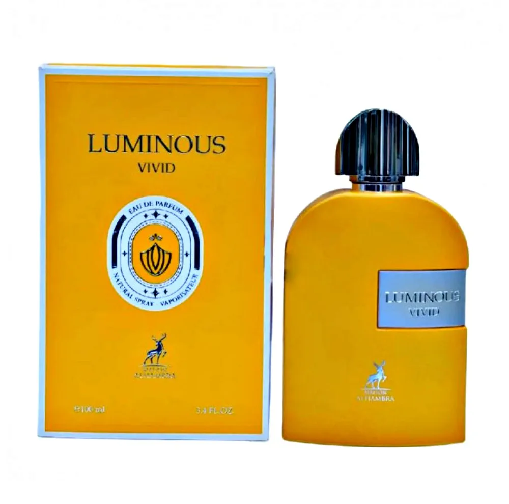 ادو پرفیوم مردانه الحمبرا مدل Luminous Vivid با رایحه گرم حجم 100 میلی لیتر