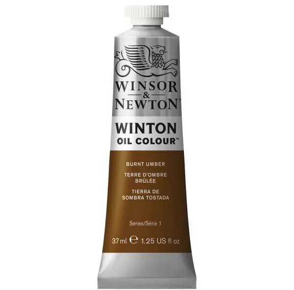 رنگ روغن وینزور اند نیوتون مدل وینتون کد BURNT UMBER 3 حجم 37 میلی لیتر