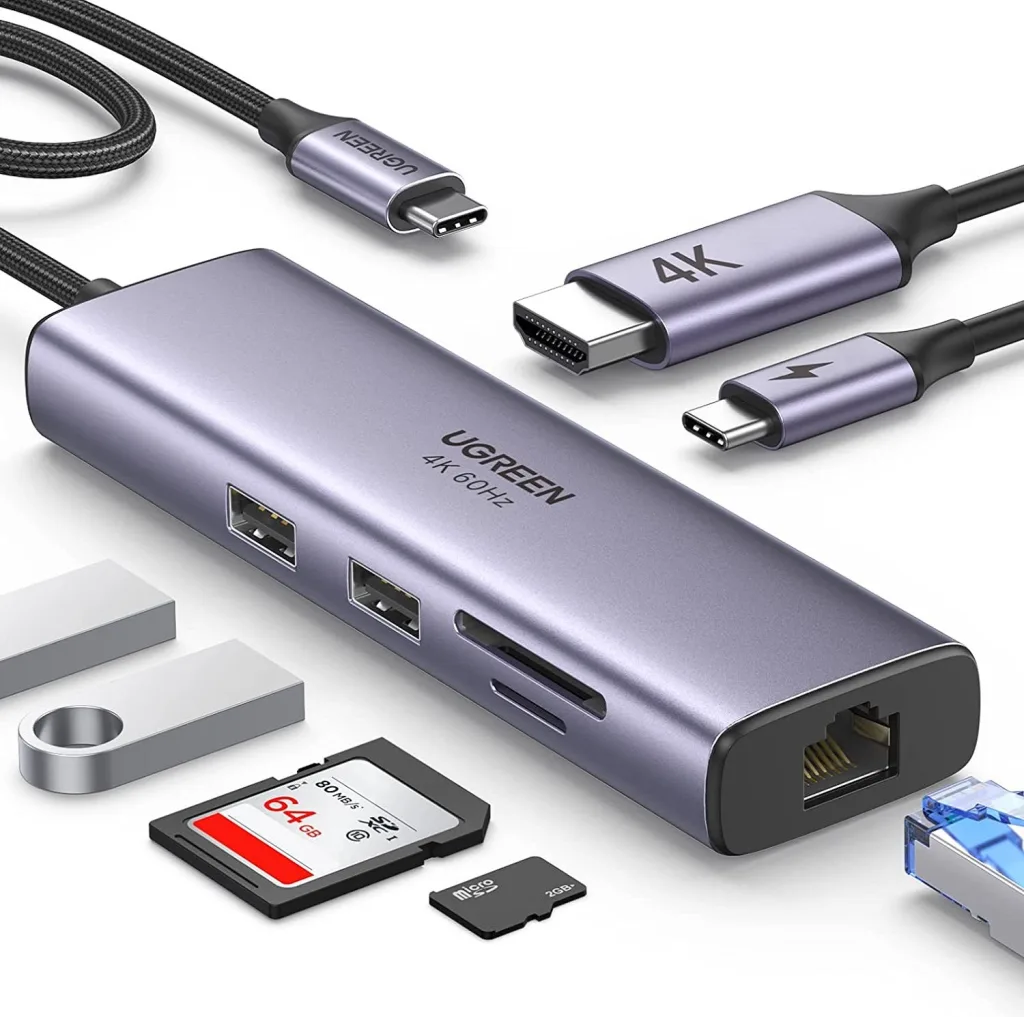 هاب 7 پورت USB-C یوگرین مدل CM512-90568