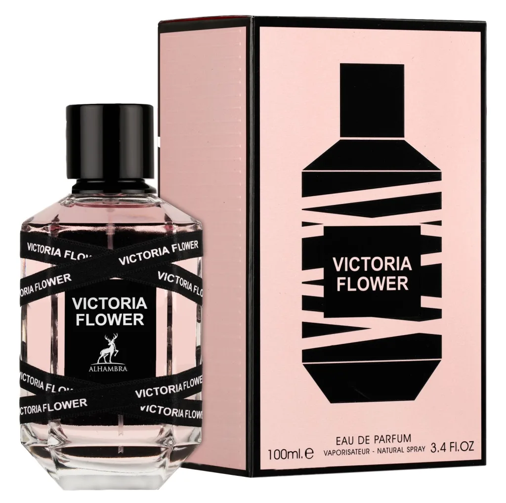 ادو پرفیوم زنانه الحمبرا مدل Victoria Flower حجم 100 میلی لیتر