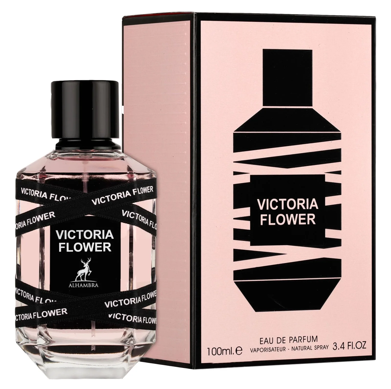 ادو پرفیوم زنانه الحمبرا مدل Victoria Flower حجم 100 میلی لیتر