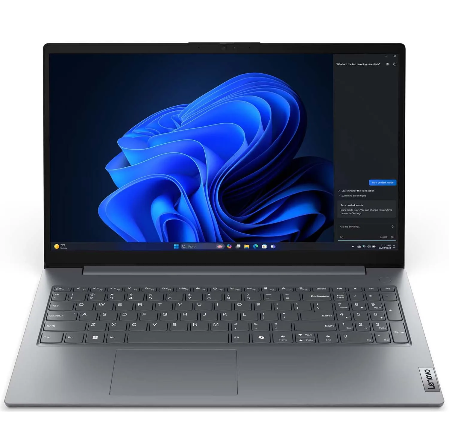 لپ تاپ 15.6 اینچی لنوو مدل V15 G5 IRL-i3 1315U-8GB DDR5 5200MHz-256GB SSD-TN