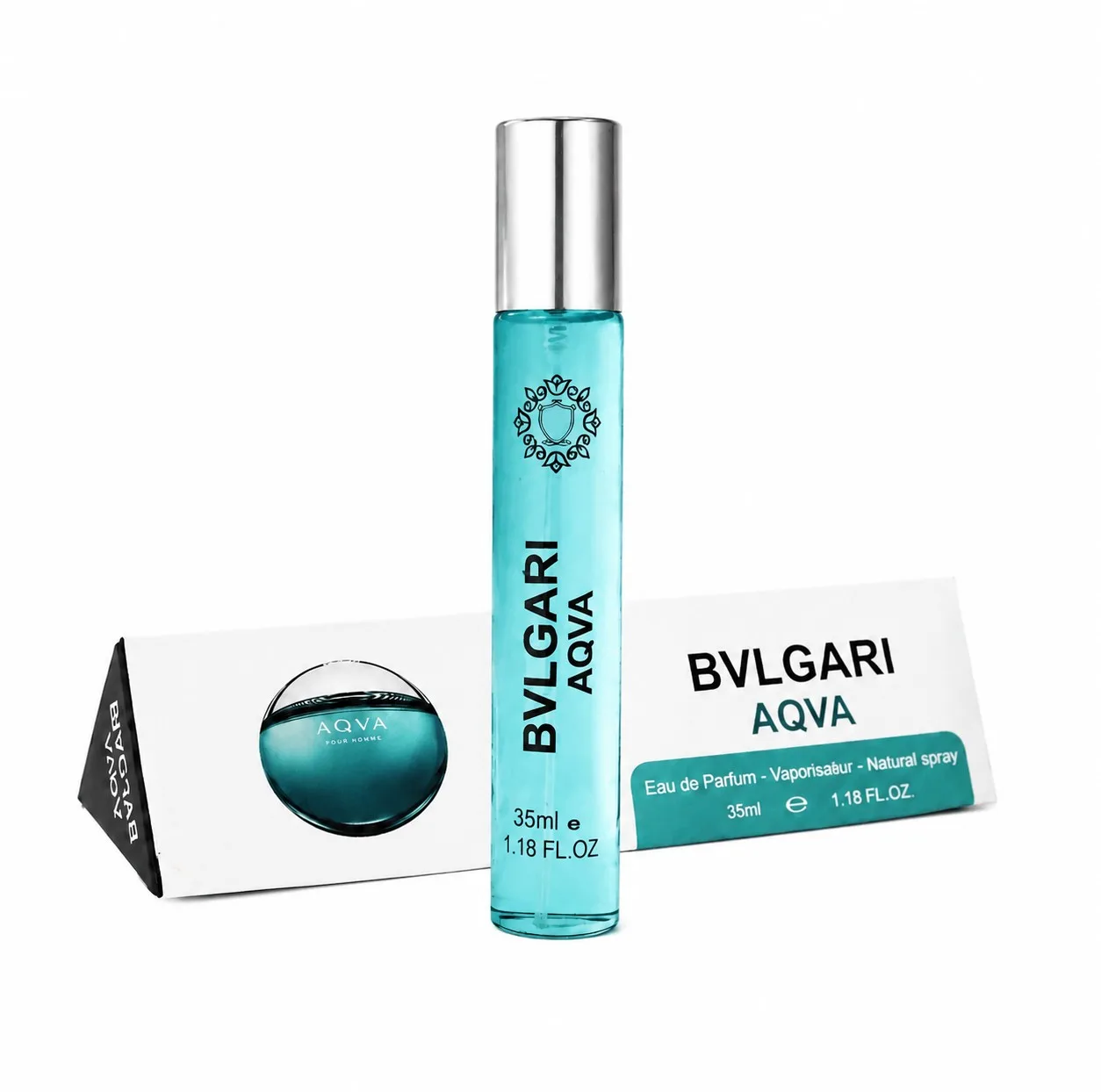ادو پرفیوم مردانه هارلینگن مدل BVLGARY AQVA با رایحه خنک حجم 35 میلی لیتر