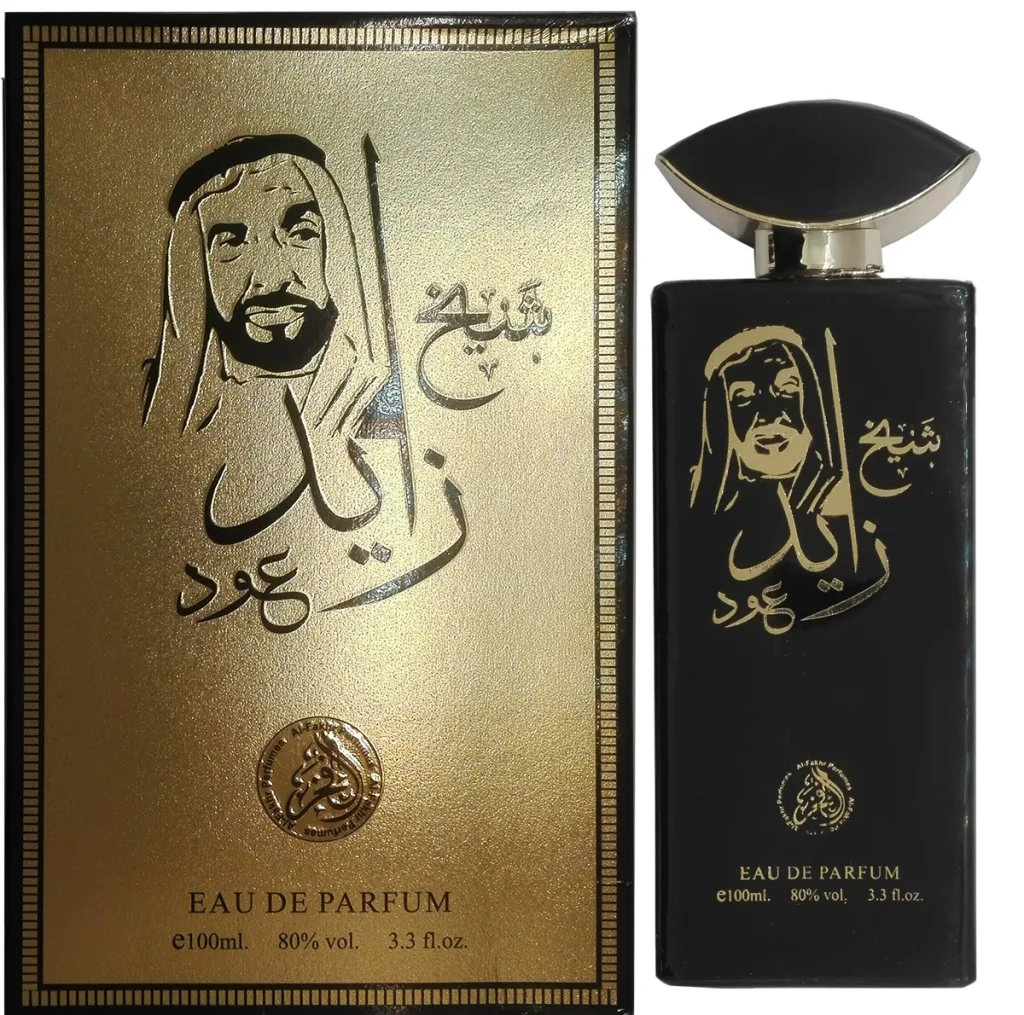 ادو پرفیوم مردانه الفخر مدل شیخ زاید عود حجم 100 میلی لیتر
