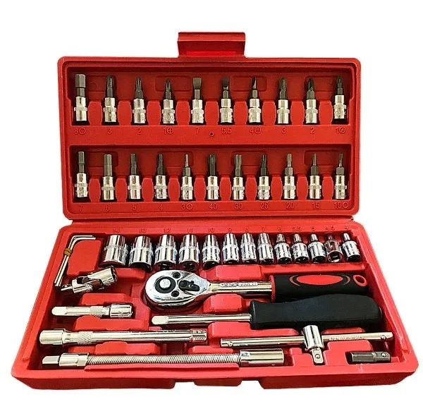 جعبه بکس مدل AJ-RAD-110-14 drive مجموعه 46 عددی