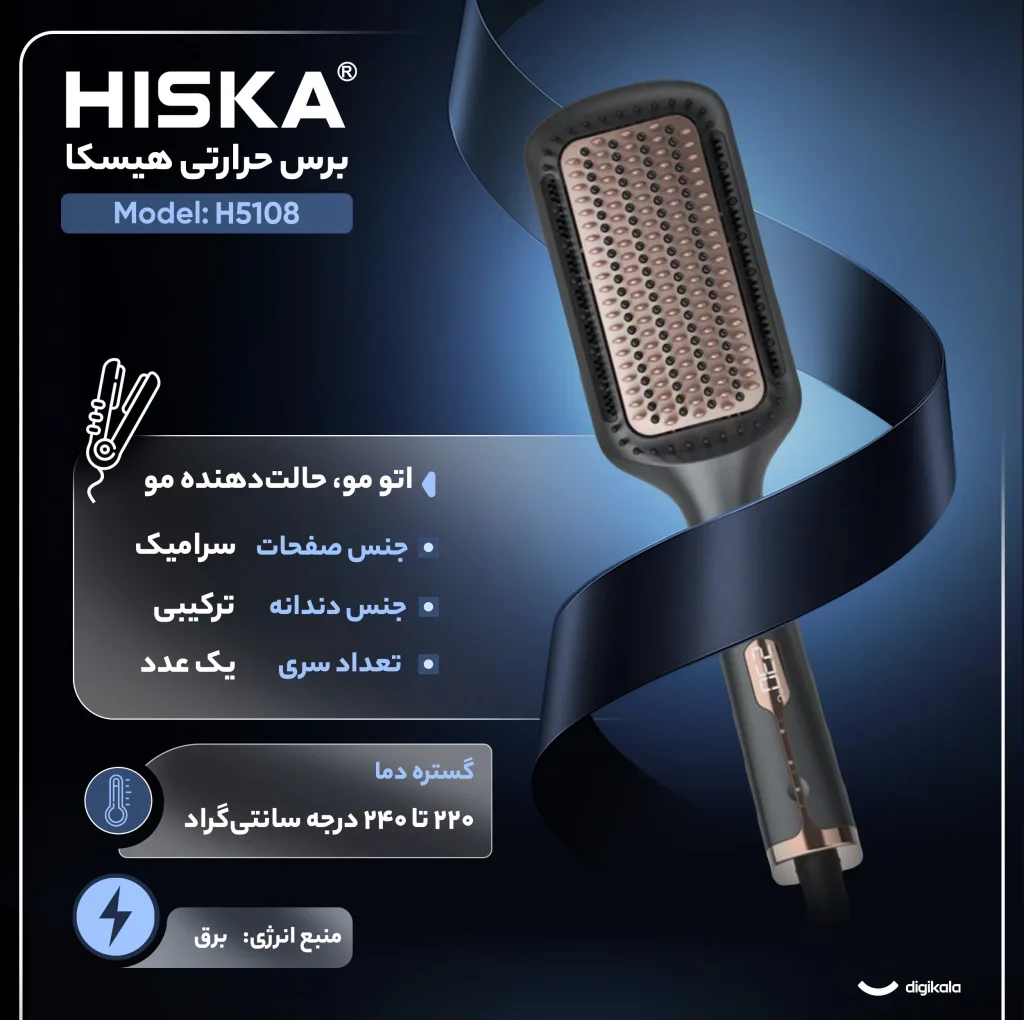 برس حرارتی هیسکا مدل H5108