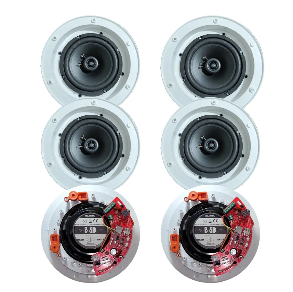 اسپیکر سقفی بلوتوثی ام دی مدل MCL400BTU6 مجموعه 6 عددی