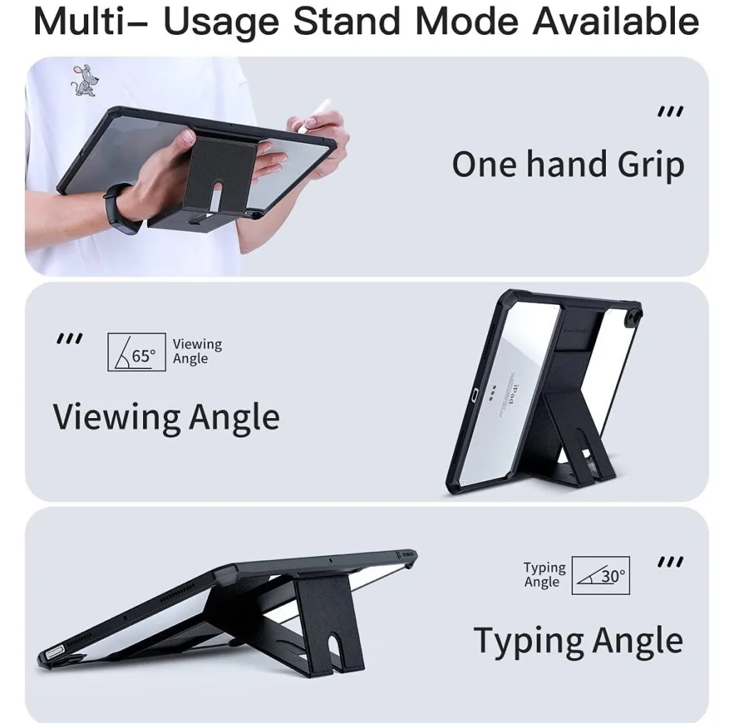 کاور بادیگارد مدل Kickstand مناسب برای تبلت اپل iPad Air 11" M2 2024 / iPad Air 11" M3 2025